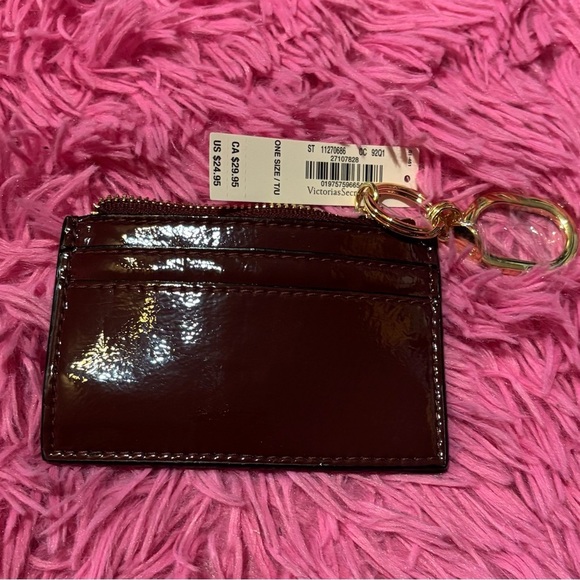 Victoria's Secret Accessories - Victoria's Secret Classic Card Holder with Gold Keychain
